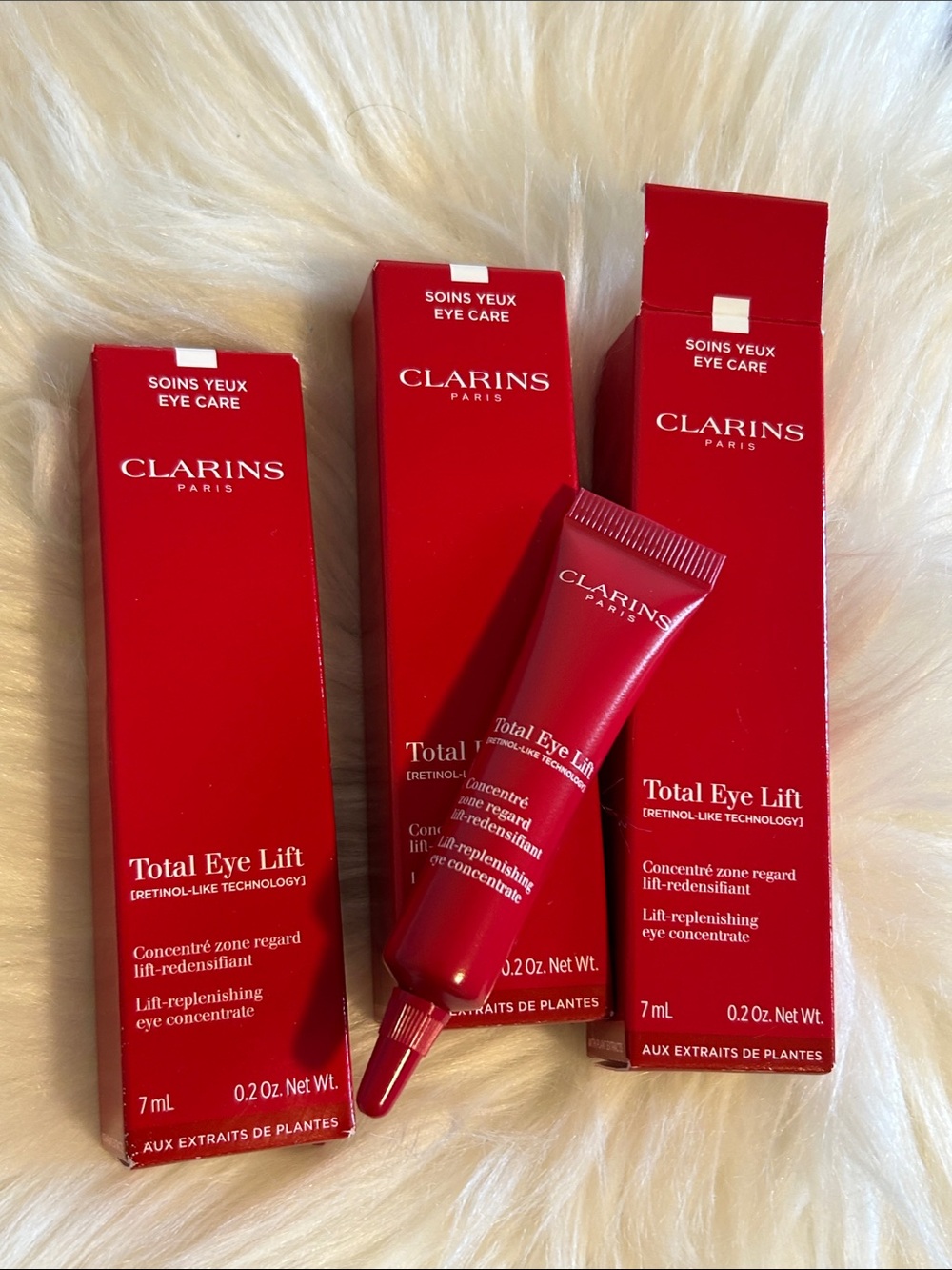 7mlx3 Clarins Total Eye Lift Eye Concentrate
